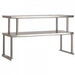 Advance Tabco HDCPU-6-DR Stainless Steel Heavy-Duty Ice-Cooled Table with Enclosed Base and Sliding Doors