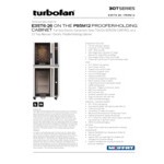 Moffat E35T6/P85M12 Turbofan Full Size Electric Touch Screen Convection Oven with Steam Injection and 12 Tray Holding Cabinet / Proofer - 208V, 3 Phase Moffat E35T6/P85M12 Turbofan Full Size Electric Touch Screen Convection Oven with Steam Injection and 12 Tray Holding Cabinet / Proofer - 208V, 3 Phase