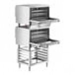 Cooking Performance Group COF-T4-M Double Stacked Electric Thermostatic 4 Tray Full Size Convection Oven with Moisture Injection and Stand - 208-240V Cooking Performance Group COF-T4-M Double Stacked Electric Thermostatic 4 Tray Full Size Convection Oven with Moisture Injection and Stand - 208-240V