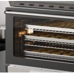 Cooking Performance Group COF-T4-M Double Stacked Electric Thermostatic 4 Tray Full Size Convection Oven with Moisture Injection and Stand - 208-240V Cooking Performance Group COF-T4-M Double Stacked Electric Thermostatic 4 Tray Full Size Convection Oven with Moisture Injection and Stand - 208-240V