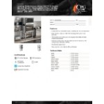 Cooking Performance Group COF-T4-M Double Stacked Electric Thermostatic 4 Tray Full Size Convection Oven with Moisture Injection and Stand - 208-240V Cooking Performance Group COF-T4-M Double Stacked Electric Thermostatic 4 Tray Full Size Convection Oven with Moisture Injection and Stand - 208-240V