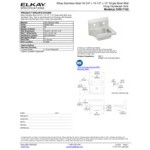 Zurn Elkay CHS17162 16 3/4 Zurn Elkay CHS17162 16 3/4