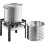 Backyard Pro 100 Qt. Aluminum Outdoor Seafood Boiler / Steamer Kit - 110000 BTU Backyard Pro 100 Qt. Aluminum Outdoor Seafood Boiler / Steamer Kit - 110000 BTU