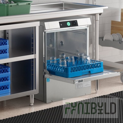 Hobart LXNH-2 High-Temperature Undercounter Dishwasher - 120/208-240V