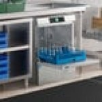 Hobart LXNH-2 High-Temperature Undercounter Dishwasher - 120/208-240V