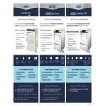 Hobart LXNH-2 High-Temperature Undercounter Dishwasher - 120/208-240V