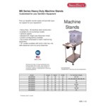 SaniServ MS163220SX Stainless Steel Equipment Stand for B5 Batch Freezers SaniServ MS163220SX Stainless Steel Equipment Stand for B5 Batch Freezers