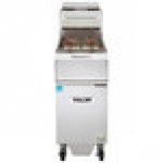 Vulcan 1TR65AF-1 PowerFry3 Natural Gas 65-70 lb. Floor Fryer with Solid State Analog Controls and KleenScreen Filtration System - 80,000 BTU Vulcan 1TR65AF-1 PowerFry3 Natural Gas 65-70 lb. Floor Fryer with Solid State Analog Controls and KleenScreen Filtration System - 80,000 BTU