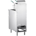 Cooking Performance Group FFOP50 Natural Gas 50 lb. Stainless Steel Open Pot Floor Fryer - 120,000 BTU Cooking Performance Group FFOP50 Natural Gas 50 lb. Stainless Steel Open Pot Floor Fryer - 120,000 BTU