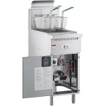 Cooking Performance Group FFOP50 Natural Gas 50 lb. Stainless Steel Open Pot Floor Fryer - 120,000 BTU Cooking Performance Group FFOP50 Natural Gas 50 lb. Stainless Steel Open Pot Floor Fryer - 120,000 BTU