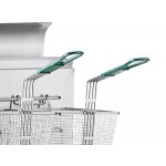 Cooking Performance Group FFOP50 Natural Gas 50 lb. Stainless Steel Open Pot Floor Fryer - 120,000 BTU Cooking Performance Group FFOP50 Natural Gas 50 lb. Stainless Steel Open Pot Floor Fryer - 120,000 BTU