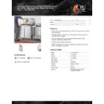 Cooking Performance Group FFOP50 Natural Gas 50 lb. Stainless Steel Open Pot Floor Fryer - 120,000 BTU Cooking Performance Group FFOP50 Natural Gas 50 lb. Stainless Steel Open Pot Floor Fryer - 120,000 BTU