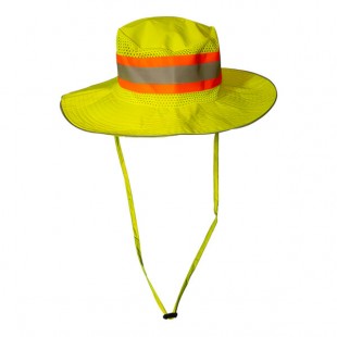 Tingley Job Sight Hi-Vis Lime Ranger Hat H73222.L-XL - Large / Extra Large Tingley Job Sight Hi-Vis Lime Ranger Hat H73222.L-XL - Large / Extra Large
