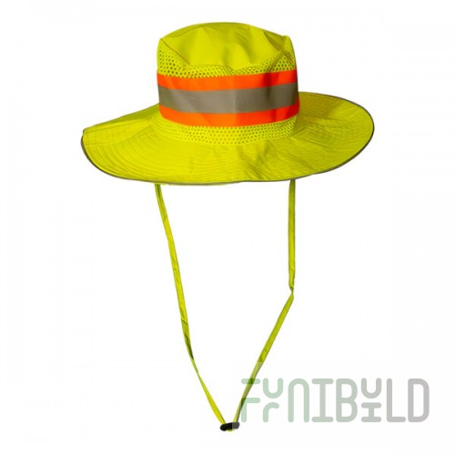 Tingley Job Sight Hi-Vis Lime Ranger Hat H73222.L-XL - Large / Extra Large