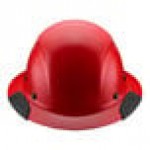 Lift Safety Dax Red Fiber Resin Full Brim Hard Hat HDF-20RG Lift Safety Dax Red Fiber Resin Full Brim Hard Hat HDF-20RG