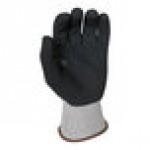 Armor Guys Kyorene 00-200-L Gray 15 Gauge A2 Graphene Gloves with Black HCT Microfoam Nitrile Palm Coating - Large Armor Guys Kyorene 00-200-L Gray 15 Gauge A2 Graphene Gloves with Black HCT Microfoam Nitrile Palm Coating - Large