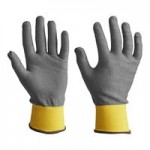 Armor Guys Kyorene 00-200-L Gray 15 Gauge A2 Graphene Gloves with Black HCT Microfoam Nitrile Palm Coating - Large Armor Guys Kyorene 00-200-L Gray 15 Gauge A2 Graphene Gloves with Black HCT Microfoam Nitrile Palm Coating - Large