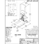 Vestil Hefti-Lift 300 lb. Steel Portable Hydraulic Lift with 23