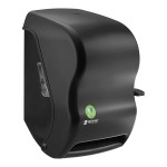 San Jamar EcoLogic T1100REBK Black Lever Roll Towel Dispenser San Jamar EcoLogic T1100REBK Black Lever Roll Towel Dispenser