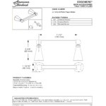 American Standard 7018230.243 Edgemere Matte Black Toilet Paper Holder