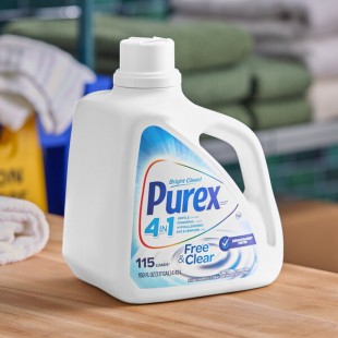 Purex Free & Clear 150 oz. Liquid Laundry Detergent - 4/Case