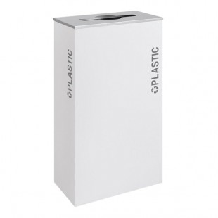 Ex-Cell Kaiser RC-KD17-PL BT-WHT Black Tie Kaleidoscope White Gloss 17 Gallon Rectangular Plastic Receptacle Ex-Cell Kaiser RC-KD17-PL BT-WHT Black Tie Kaleidoscope White Gloss 17 Gallon Rectangular Plastic Receptacle