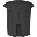Toter RND55-B0705 55 Gallon Blue Round Trash Can