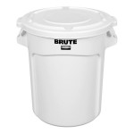 Rubbermaid® BRUTE 20 Gallon White Round Trash Can and Lid Rubbermaid® BRUTE 20 Gallon White Round Trash Can and Lid