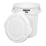 Rubbermaid® BRUTE 20 Gallon White Round Trash Can and Lid Rubbermaid® BRUTE 20 Gallon White Round Trash Can and Lid