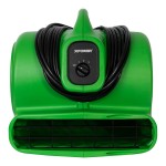 XPOWER X-600A-Green 3-Speed Air Mover with GFCI Power Outlets -1/3 hp XPOWER X-600A-Green 3-Speed Air Mover with GFCI Power Outlets -1/3 hp