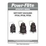 Powr-Flite PF58 20 Gallon Polyethylene Dual Motor Wet / Dry Vacuum with Toolkit Powr-Flite PF58 20 Gallon Polyethylene Dual Motor Wet / Dry Vacuum with Toolkit