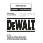 DeWalt DXV16PA 16 Gallon 6 1/2 Peak hp Wet / Dry Vacuum with Tool Kit and Accessory Storage Bag - 120V, 1 Phase