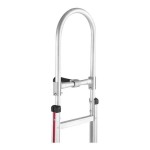 Magliner 500 lb. Narrow Aisle Hand Truck with Single Pin Handle and Curved Back Frame NTK53CE3F5 Magliner 500 lb. Narrow Aisle Hand Truck with Single Pin Handle and Curved Back Frame NTK53CE3F5