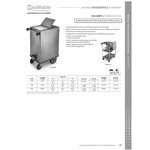 Lakeside 240 125 lb. Stainless Steel Ice Cart