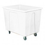 Wesco Industrial Products 272504 4 Bushel / 32 Gallon Blue Polyethylene Box Truck with 5