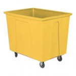Wesco Industrial Products 272504 4 Bushel / 32 Gallon Blue Polyethylene Box Truck with 5