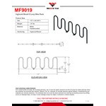 Wausau Tile 7-Loop Inground Mount Metal Bike Rack