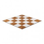 California Portable Dance Floor 20' x 20' New England Plank and White Checker Composite Laminate Portable Dance Floor with ADA-Compliant Edging California Portable Dance Floor 20' x 20' New England Plank and White Checker Composite Laminate Portable Dance Floor with ADA-Compliant Edging