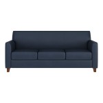 Flash Furniture Hercules Diplomat Navy LeatherSoft Sofa with Wooden Feet Flash Furniture Hercules Diplomat Navy LeatherSoft Sofa with Wooden Feet