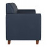 Flash Furniture Hercules Diplomat Navy LeatherSoft Sofa with Wooden Feet Flash Furniture Hercules Diplomat Navy LeatherSoft Sofa with Wooden Feet