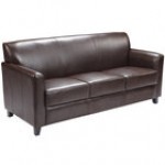 Flash Furniture Hercules Diplomat Navy LeatherSoft Sofa with Wooden Feet Flash Furniture Hercules Diplomat Navy LeatherSoft Sofa with Wooden Feet