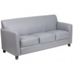 Flash Furniture Hercules Diplomat Navy LeatherSoft Sofa with Wooden Feet Flash Furniture Hercules Diplomat Navy LeatherSoft Sofa with Wooden Feet