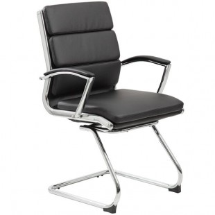 Boss B9479-BK Black CaressoftPlus Executive Guest Chair Boss B9479-BK Black CaressoftPlus Executive Guest Chair