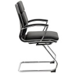 Boss B9479-BK Black CaressoftPlus Executive Guest Chair