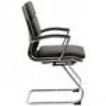 Boss B9479-BK Black CaressoftPlus Executive Guest Chair