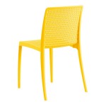 Lancaster Table & Seating Rio Sunshine Yellow Resin Side Chair Lancaster Table & Seating Rio Sunshine Yellow Resin Side Chair