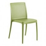 Lancaster Table & Seating Rio Sunshine Yellow Resin Side Chair Lancaster Table & Seating Rio Sunshine Yellow Resin Side Chair