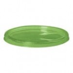 Eco-Products Compostable Round Clear PLA Plastic Flat Lid for 8-16 oz. Deli Containers - 500/Case