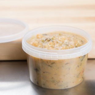 Placon 16 oz. Clear Tamper Resistant Tamper-Evident Safe Lock Deli Container - 500/Case