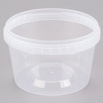 Placon 16 oz. Clear Tamper Resistant Tamper-Evident Safe Lock Deli Container - 500/Case Placon 16 oz. Clear Tamper Resistant Tamper-Evident Safe Lock Deli Container - 500/Case